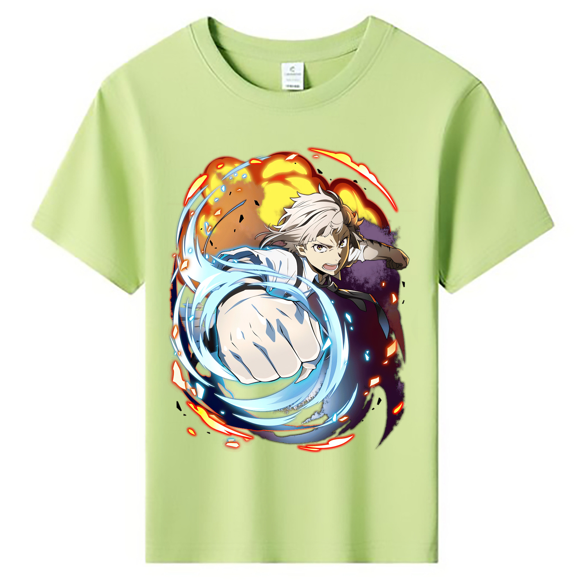 （画像用） 文豪ストレイドッグス Bungo Stray Dogs 綿100％キッズTシャツ（フロントプリント）